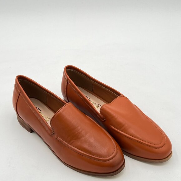 FOWT Coffe Wide Width Loafer Shoes Slip On High Block Stripped Heel Flats Loafer - Picture 4 of 8